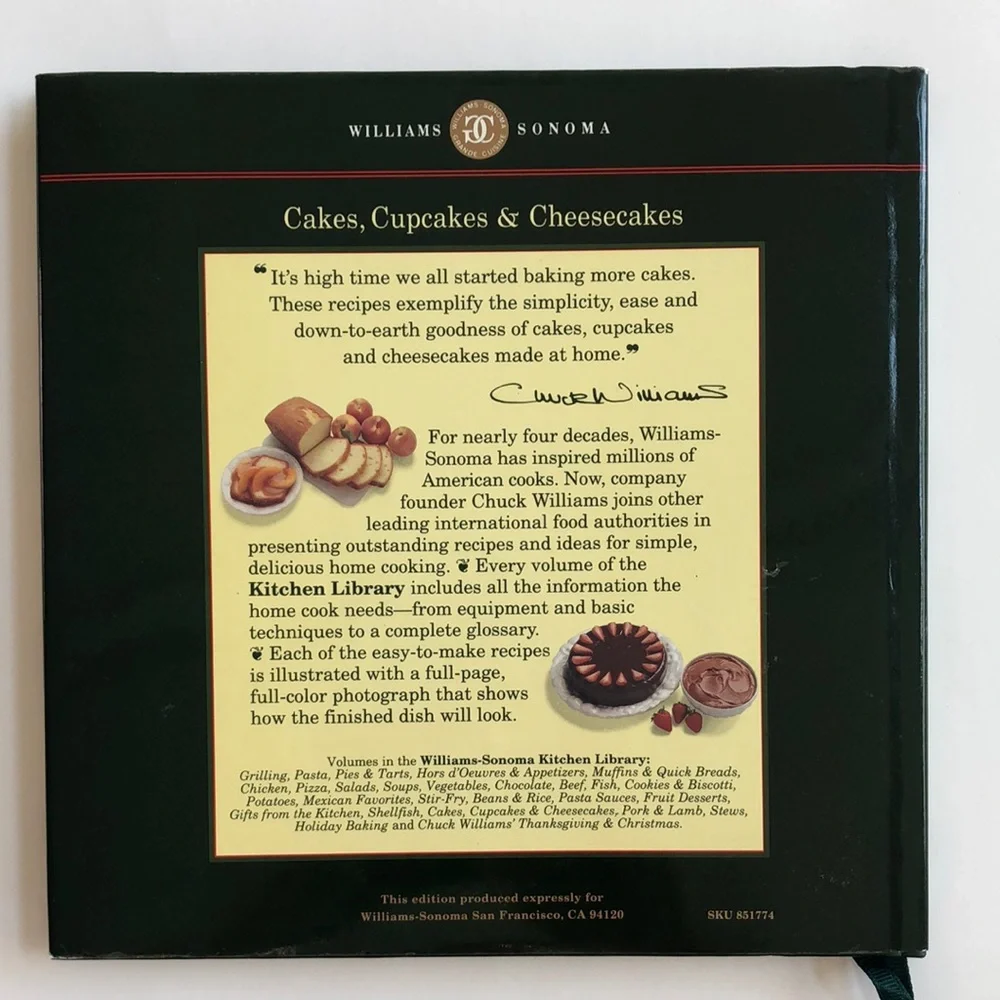 Williams-Sonoma Cakes, Cupcakes & Cheesecakes Cookbook